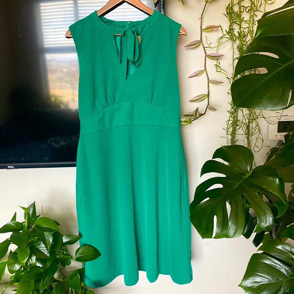 Archival Arrival Modcloth Clover green dress LIKE NEW Size L discontinued rare